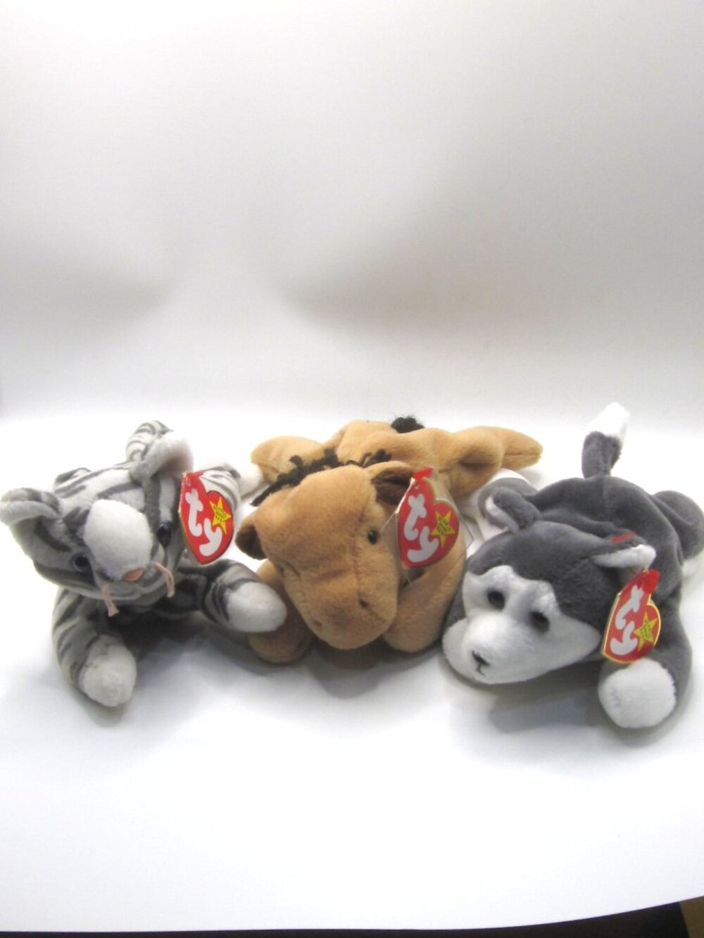 Beanie Babies Bundle Horse Dog Cat Vintage